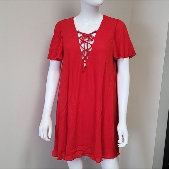 Nwot SMYM Kylie Lace Swing Mini Dress - Picture 3 of 7